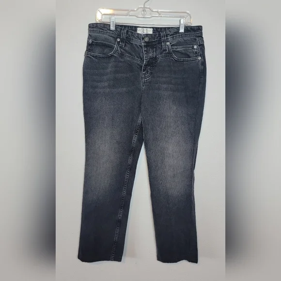 We The Free Shelby Low Rise Boyfriend Jeans Black Size 31 Boho Chic Western - Picture 2 of 5